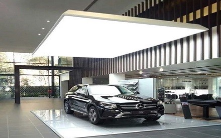 Car Showroom Stretch Ceiling | Luxceil Stretch Ceiling
